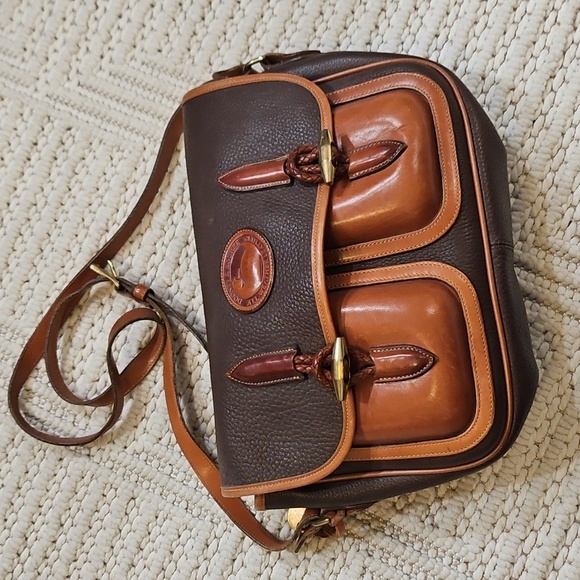 Dooney & Bourke Handbags - Vintage Dooney & Bourke Double Pocket Outback